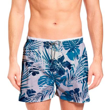 Imagem de Short Masculino Estampado Florido Curto Praia Homem Brasil