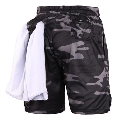 Short De Corrida Gesean Masculino - 2 Em 1 Com Bolso Para Celular