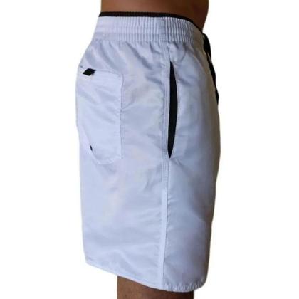 Imagem de Short Masculino Tactel Liso Com Bolsos Moda Praia Verão