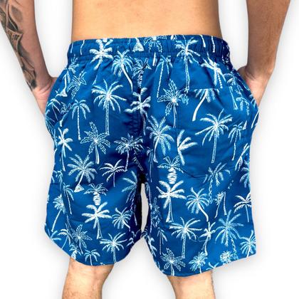 Imagem de Short Mauricinho Masculino C Forro Moda Praia Bermuda Leve