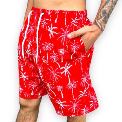 Imagem de Short Mauricinho Masculino C Forro Moda Praia Bermuda Leve