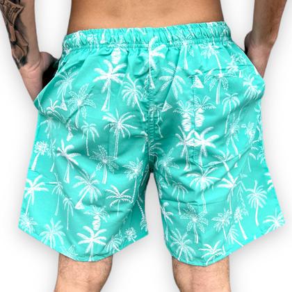 Imagem de Short Mauricinho Masculino C Forro Moda Praia Bermuda Leve