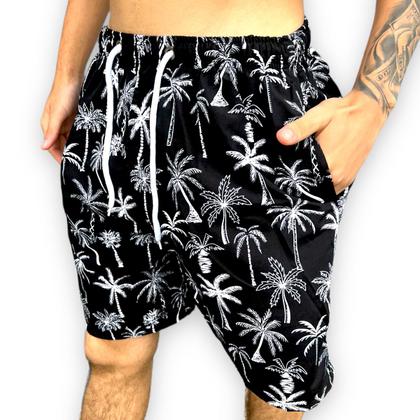 Imagem de Short Mauricinho Masculino C Forro Moda Praia Bermuda Leve