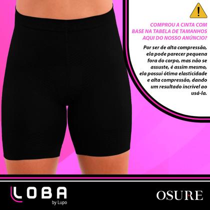 Imagem de Short Modelador Lupo Original Bermuda Cinta Feminina Diminui Barriga Sinta Levanta Bumbum
