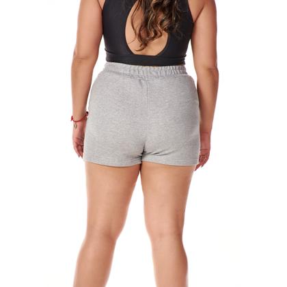 Imagem de Short Moletinho Feminino Modelo Casual Confortável Estiloso Fashion Lazer Trabalho