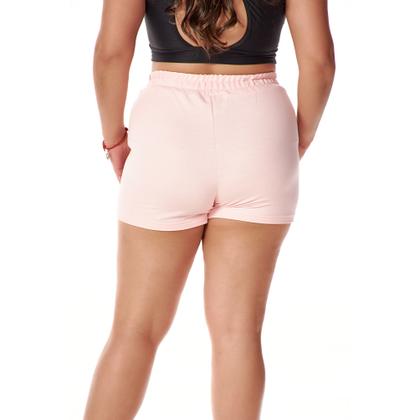 Imagem de Short Moletinho Feminino Modelo Casual Confortável Estiloso Fashion Lazer Trabalho