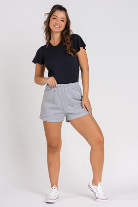Imagem de Short Moletom Bolso a Fio Mescla