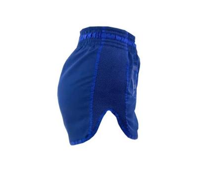Imagem de Short Muay Thai Fight MMA Bordado 3D Azul Pulser
