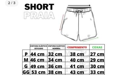 Imagem de Short Newstyle Praia/Piscina de Tactel Masculino GG