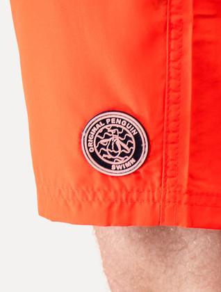 Imagem de Short Original Penguin Masculino D'Água Basic Patch Laranja