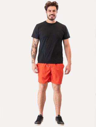 Imagem de Short Original Penguin Masculino D'Água Basic Patch Laranja