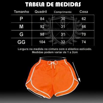 Imagem de Short Praia Feminino Conforto Academia Caminhada Corrida