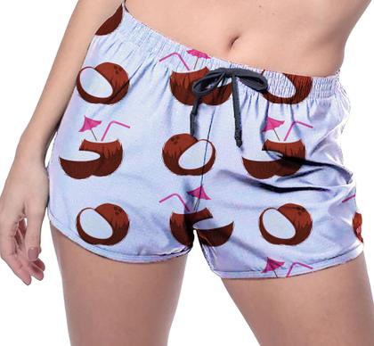 Imagem de Short Praia Shorts Banho Bermuda Verão Coco Férias Cartoon 1533