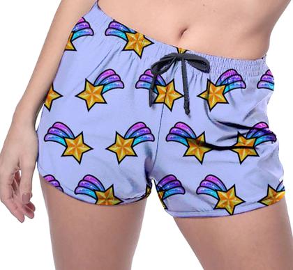 Imagem de Short Praia Shorts Banho Bermuda Verão Estrela Cadente Cartoon 707