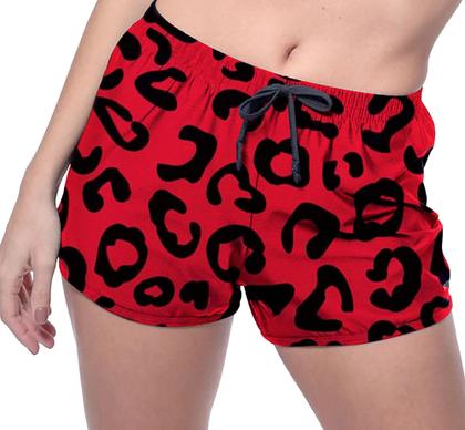 Imagem de Short Praia Shorts Banho Bermuda Verão Manchas Pretas Onça 785