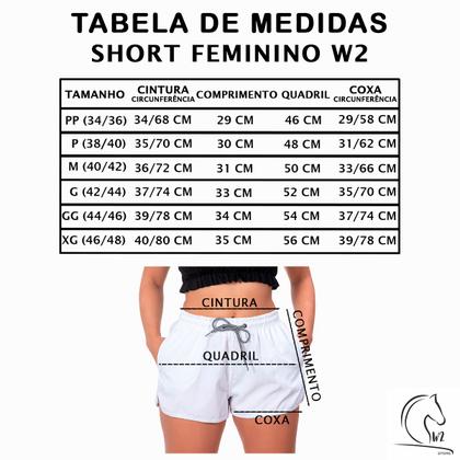 Imagem de Short Premium Moda Praia Esporte Verão Feminino Bolsos W2