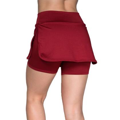 Imagem de Short Saia Curto Fitness WLS Modas Roupa Para Academia Treino Tapa Bumbum Moda Feminina