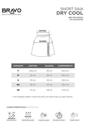 Imagem de Short Saia Dry Cool Beach Tennis Verde Neon