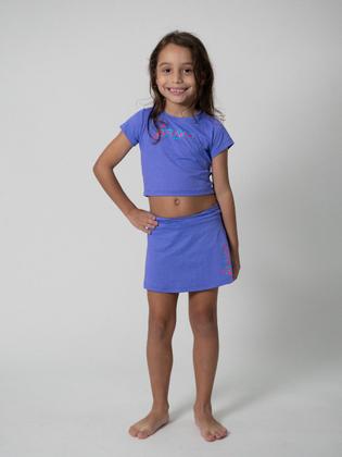 Imagem de Short Saia Dry Cool Infantil Elo Summer Roxo