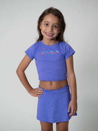 Imagem de Short Saia Dry Cool Infantil Elo Summer Roxo