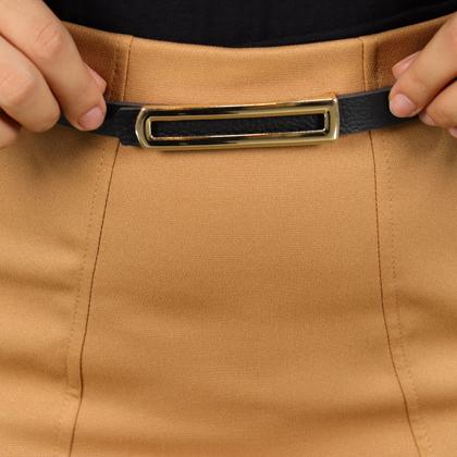Imagem de Short Saia Feminino Alfaiataria Social Detalhe Prega Com Cinto Moda Verão