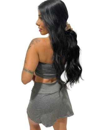 Imagem de Short saia feminino fitness short bermuda academia