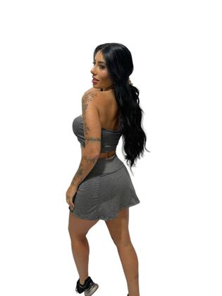 Imagem de Short saia feminino fitness short bermuda academia