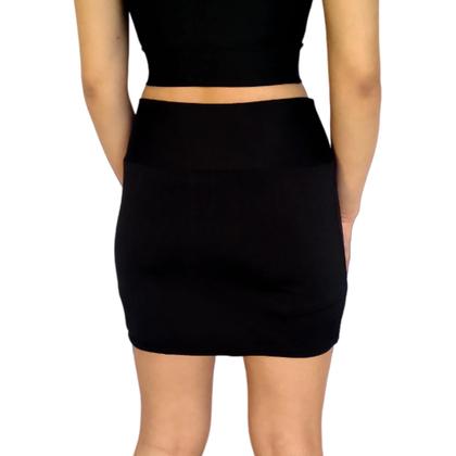 Imagem de Short Saia Feminino Justo Cós Liso Suplex Pp ao Plus Size