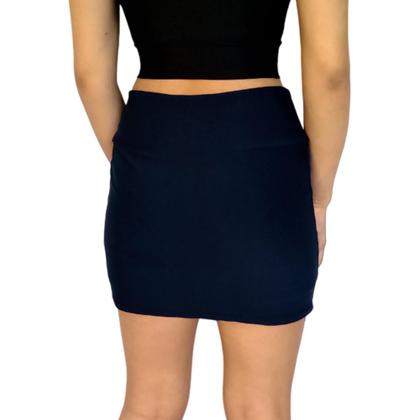 Imagem de Short Saia Feminino Justo Cós Liso Suplex Pp ao Plus Size