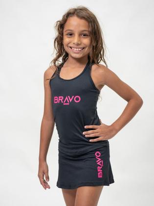 Imagem de Short Saia Infantil Dry Cool Beach Tennis Preto