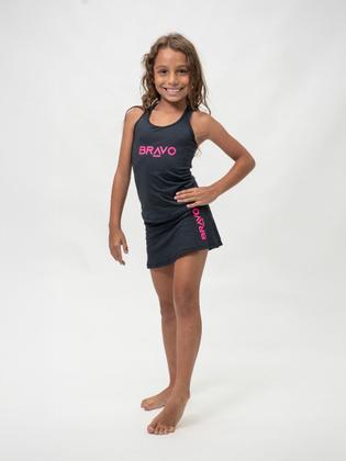 Imagem de Short Saia Infantil Dry Cool Beach Tennis Preto