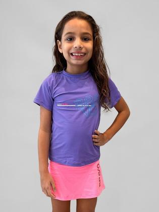 Imagem de Short Saia Infantil Dry Cool Beach Tennis Rosa Claro