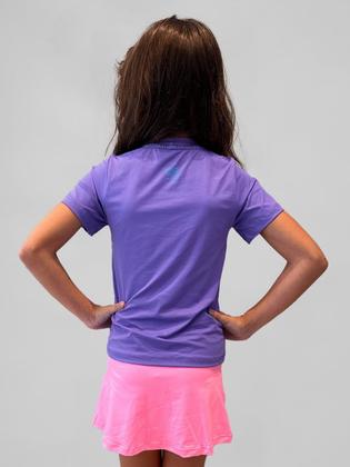 Imagem de Short Saia Infantil Dry Cool Beach Tennis Rosa Claro