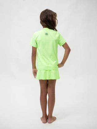 Imagem de Short Saia Infantil Dry Cool Beach Tennis Verde Neon