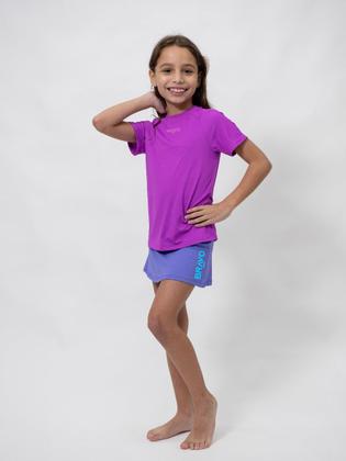 Imagem de Short Saia Infantil Dry Cool Beach Tennis Violeta