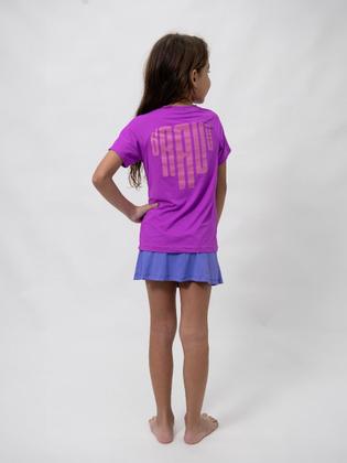 Imagem de Short Saia Infantil Dry Cool Beach Tennis Violeta