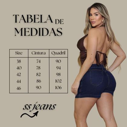 Imagem de Short Saia Premium Com Bolso Faca na Frente Com Estilo Básico Destroyer Escuro