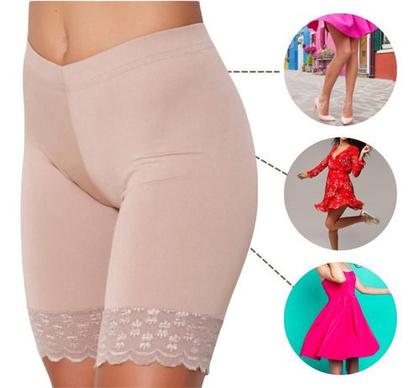 Imagem de Short Segunda Pele Anagua Com Renda Usa Debaixo Da Roupa - R62