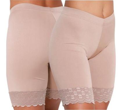 Imagem de Short Segunda Pele Anagua Com Renda Usa Debaixo Da Roupa - R62