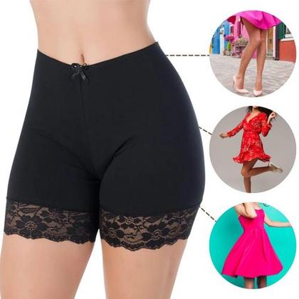 Imagem de Short Segunda Pele Anagua Com Renda Usa Debaixo Da Roupa - R62