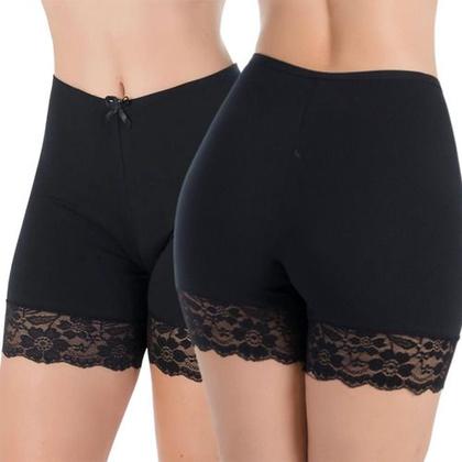 Imagem de Short Segunda Pele Anagua Com Renda Usa Debaixo Da Roupa - R62