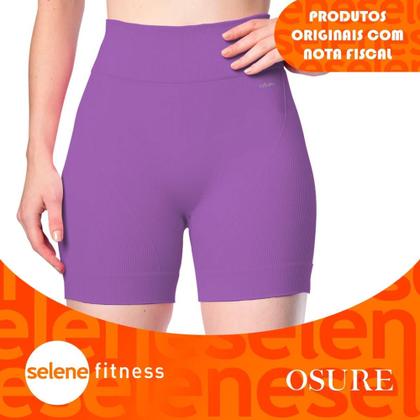 Imagem de Short Selene Microfibra Sem Costura Leg Legging Sem Transparência Bermuda Fitness Academia Corrida