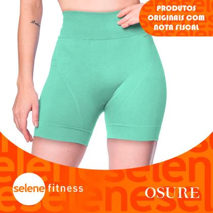 Imagem de Short Selene Poliamida Sem Costura Leg Legging Sem Transparência Bermuda Fitness Academia Corrida