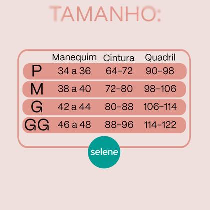 Imagem de Short Sem Costura Selene Sport Academia Fitness Feminino