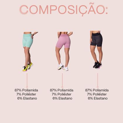 Imagem de Short Sem Costura Selene Sport Academia Fitness Feminino