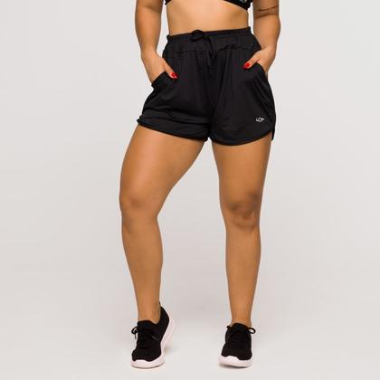 Imagem de Short Soltinho com Bolso Feminino Esportivo Academia para Co