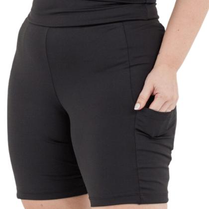 Imagem de Short Suplex Com Bolsos Laterais Plus Size 3039A