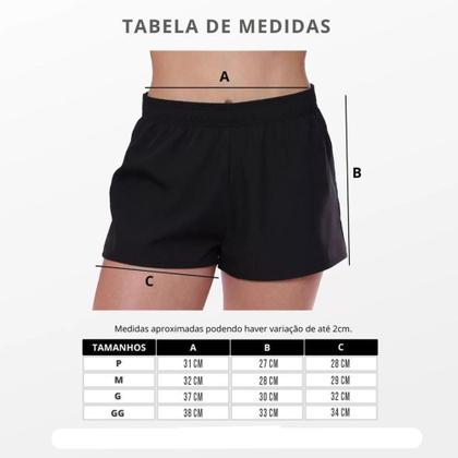 Imagem de Short TACTEL FEMININO com bolsos Corrida Academia Yoga Praia Verão 661