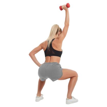 Imagem de Short TACTEL FEMININO com bolsos Corrida Academia Yoga Praia Verão 661