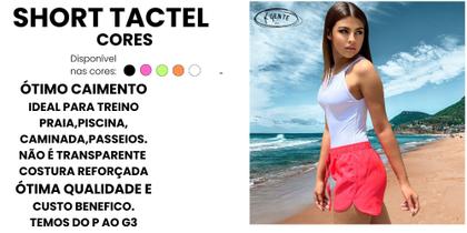 Imagem de short tactel feminino plus size shortinho shorts juvenil menina bermuda de viscose malha calção Kit